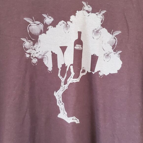 Absolut Vodka Tulex Mens M T-Shirt Drinking Brown Cotton Unisex SS Crew New - Picture 3 of 8